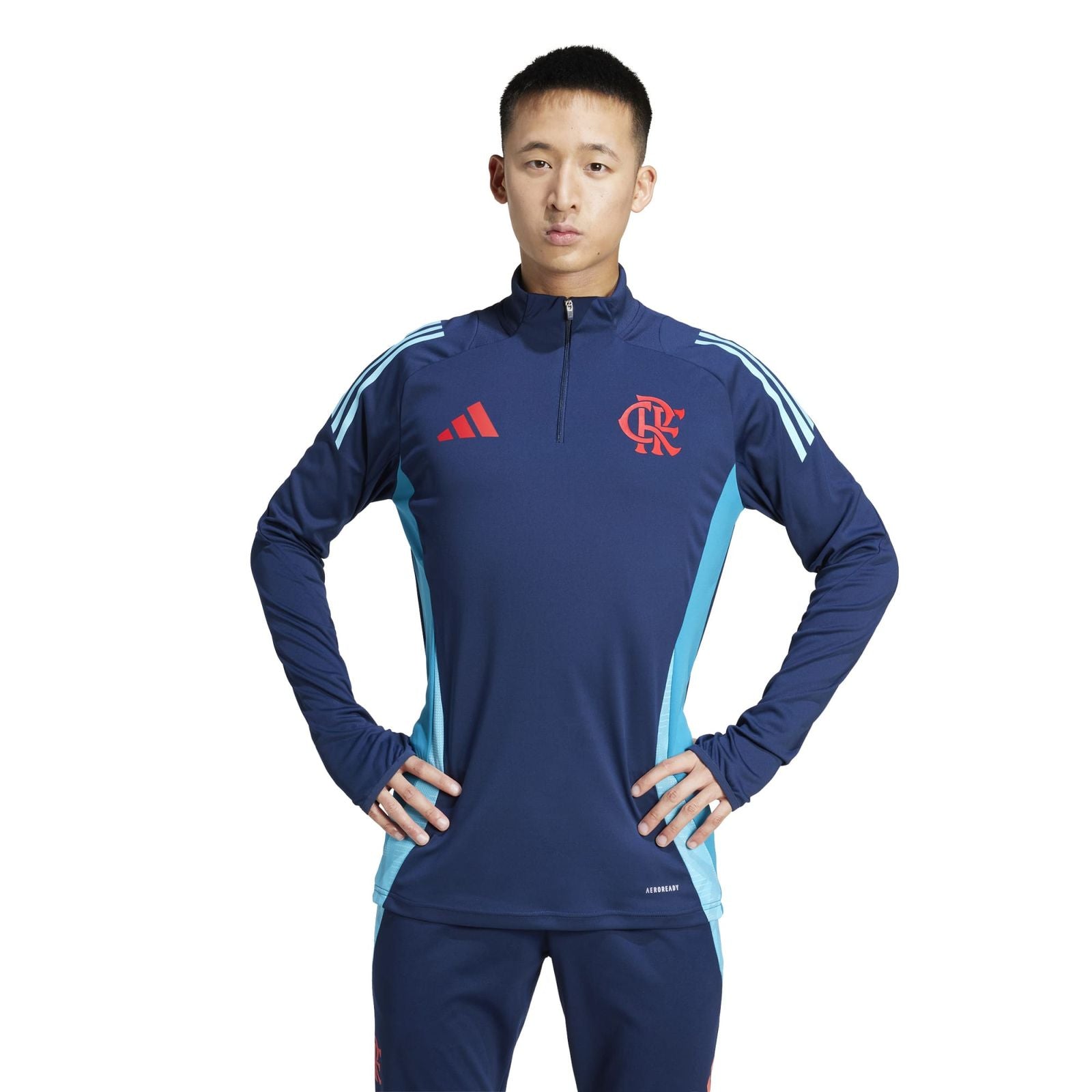 Moletom Flamengo Treino Comissão Adidas 2025