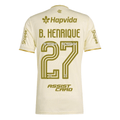 Manto Flamengo Jogo 3 Adidas 2025 – Com Kit Patrocínio – B. Henrique 27