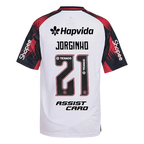 Manto Flamengo Jogo 2 Adidas 2025 – Com Kit Patrocínio – Jorginho 21