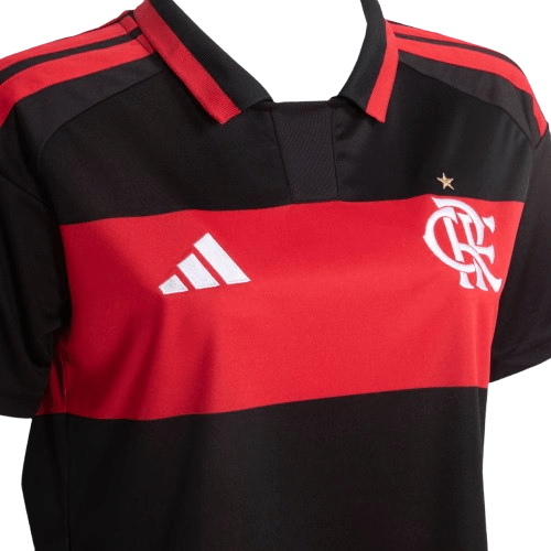 Cropped Flamengo Feminina Jogo 1 Adidas 2026