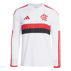 Manto Flamengo Jogo 1 Branco Manga Longa Adidas 2026