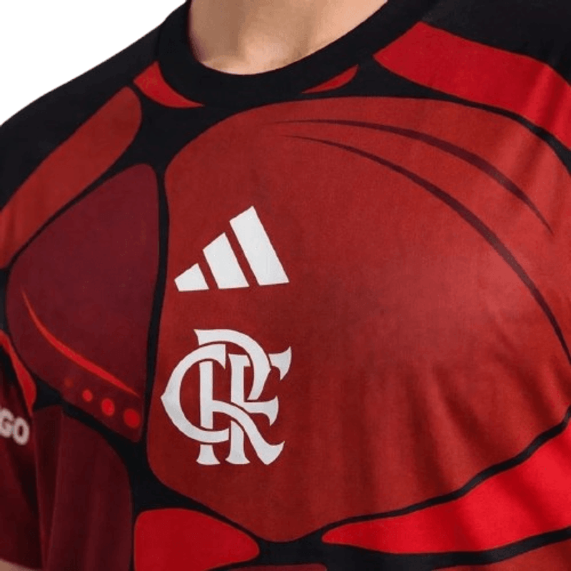Camisa Flamengo Pré-Jogo Adidas 2026 Masculina