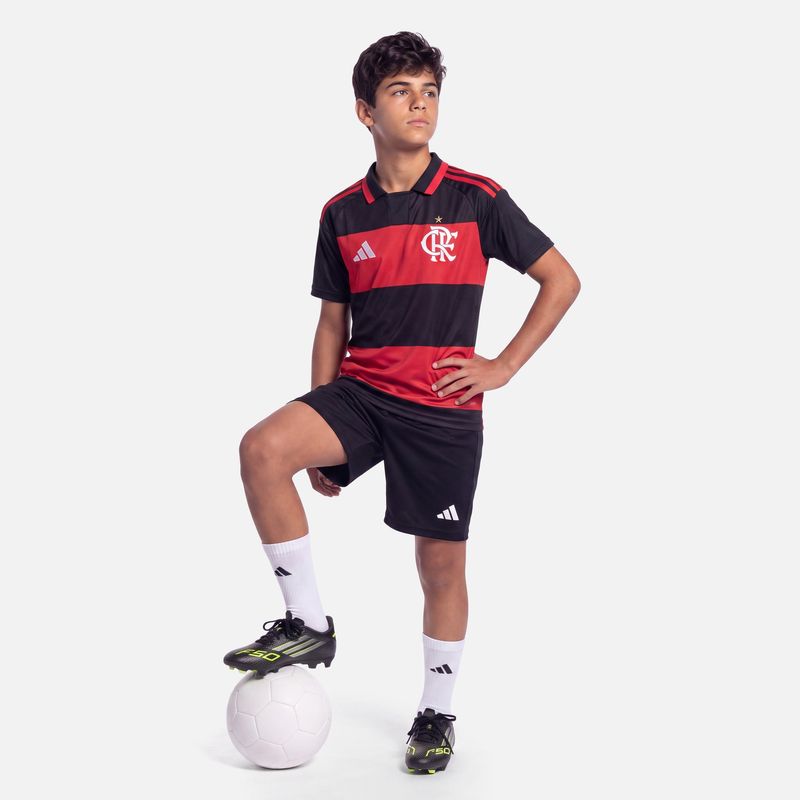 Manto Flamengo Infantil Jogo 1 Adidas 2026
