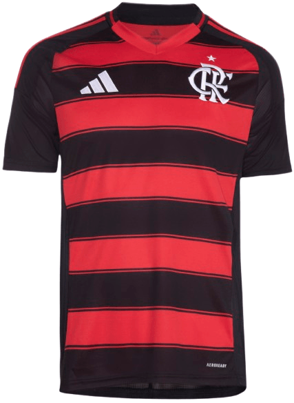 Manto Flamengo Jogo 1 Adidas 2025 Masculino