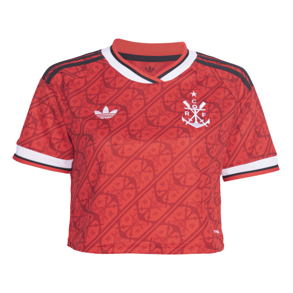Cropped Flamengo Feminino Jogo 3 Adidas 2026