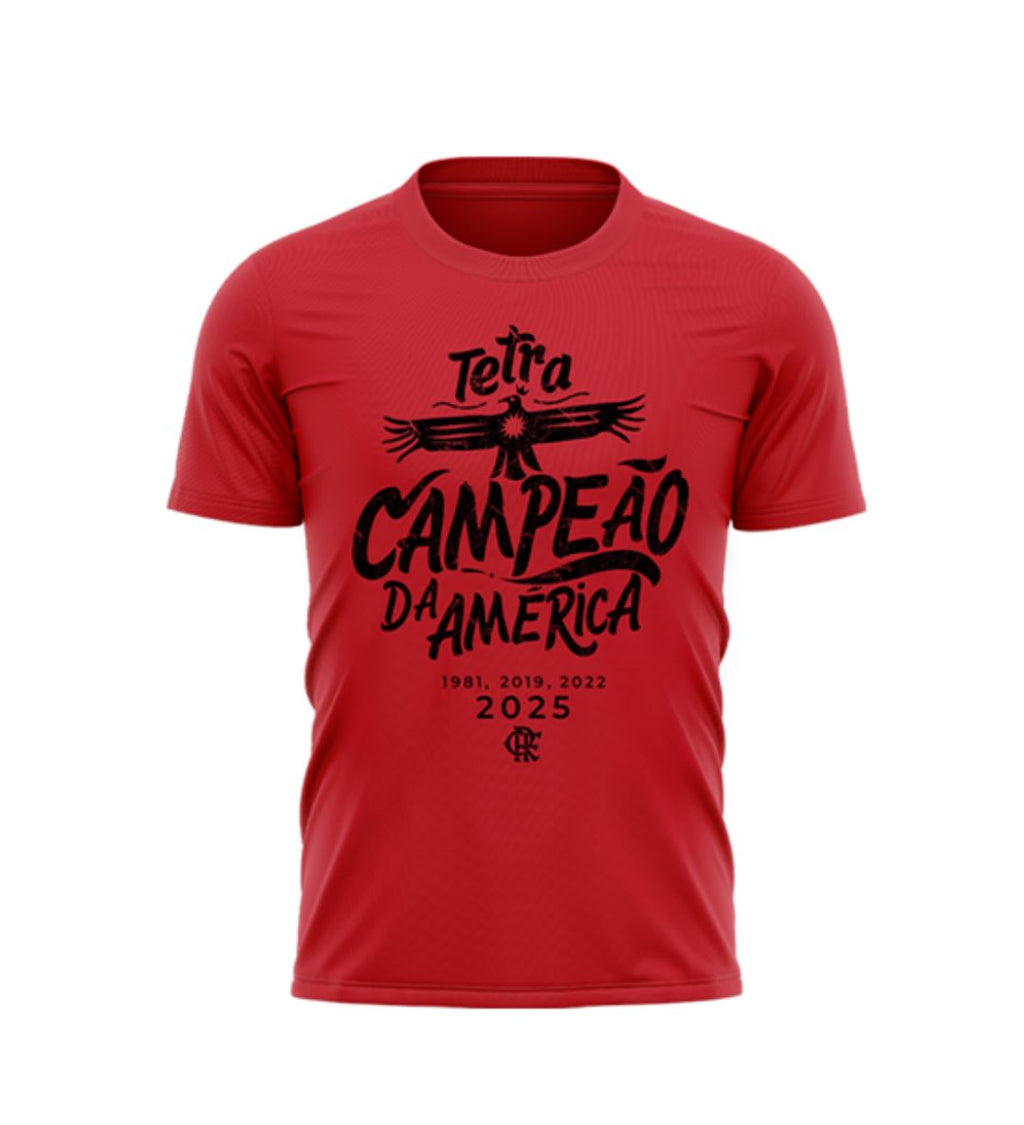 CAMISA FLAMENGO TETRA CAMPEÃO DA AMÉRICA 2025