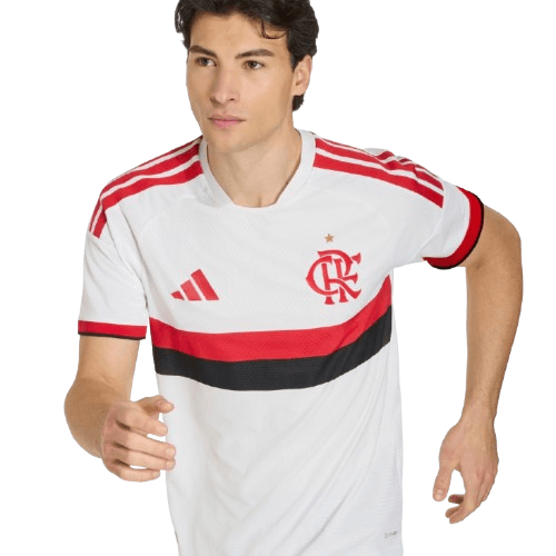 Manto Flamengo Jogo 1 Branco Authentic Adidas 2026