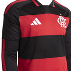 Camisa Manga Longa Flamengo Jogo 1 Adidas 2026 Masculina