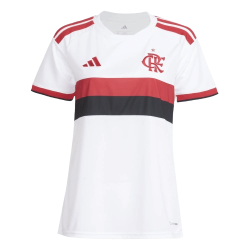Manto Flamengo Jogo 1 Branco Feminino Adidas 2026
