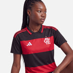 Manto Flamengo Jogo 1 Adidas 2026 Feminino
