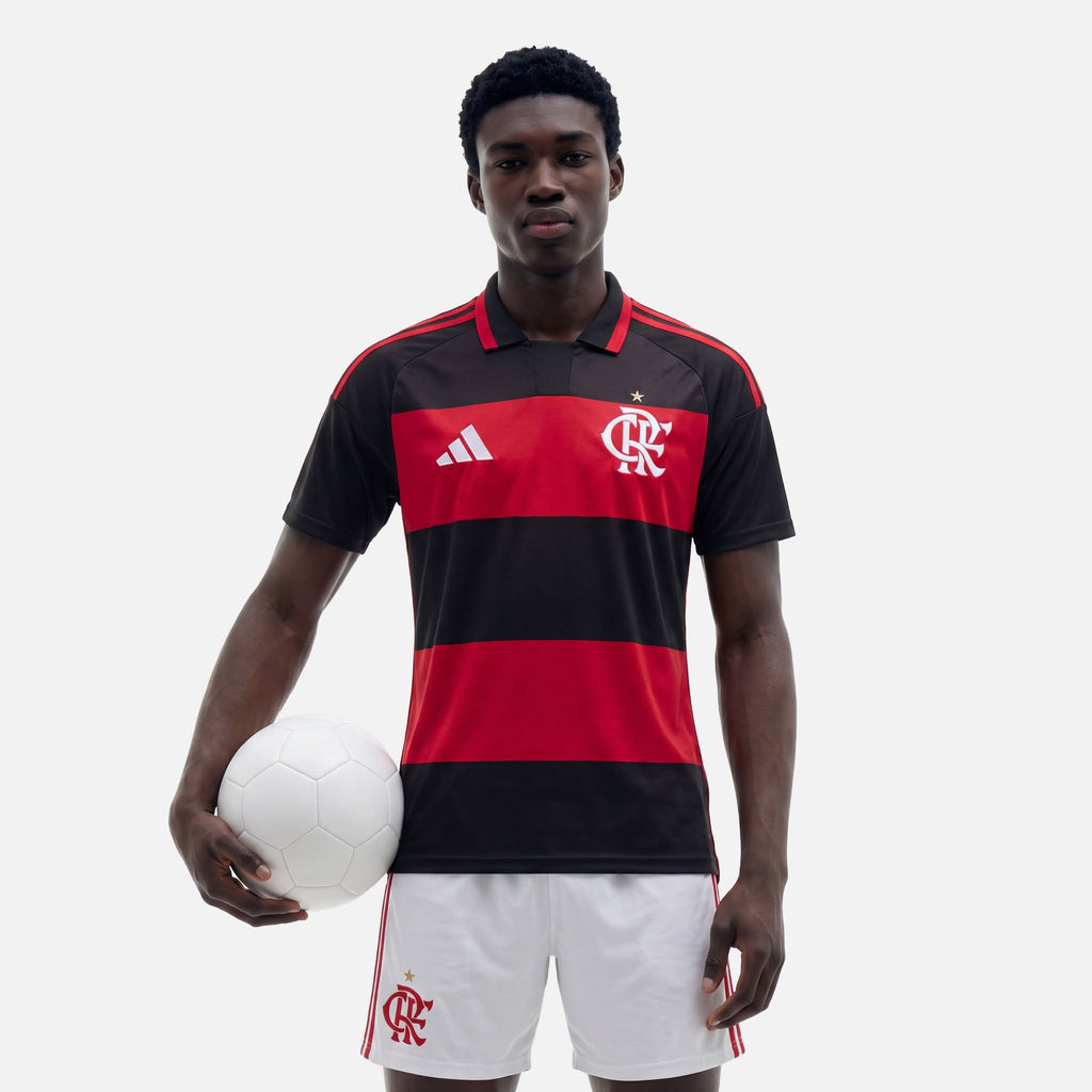 Camisa Flamengo Jogo 1 Adidas 2026 Masculina