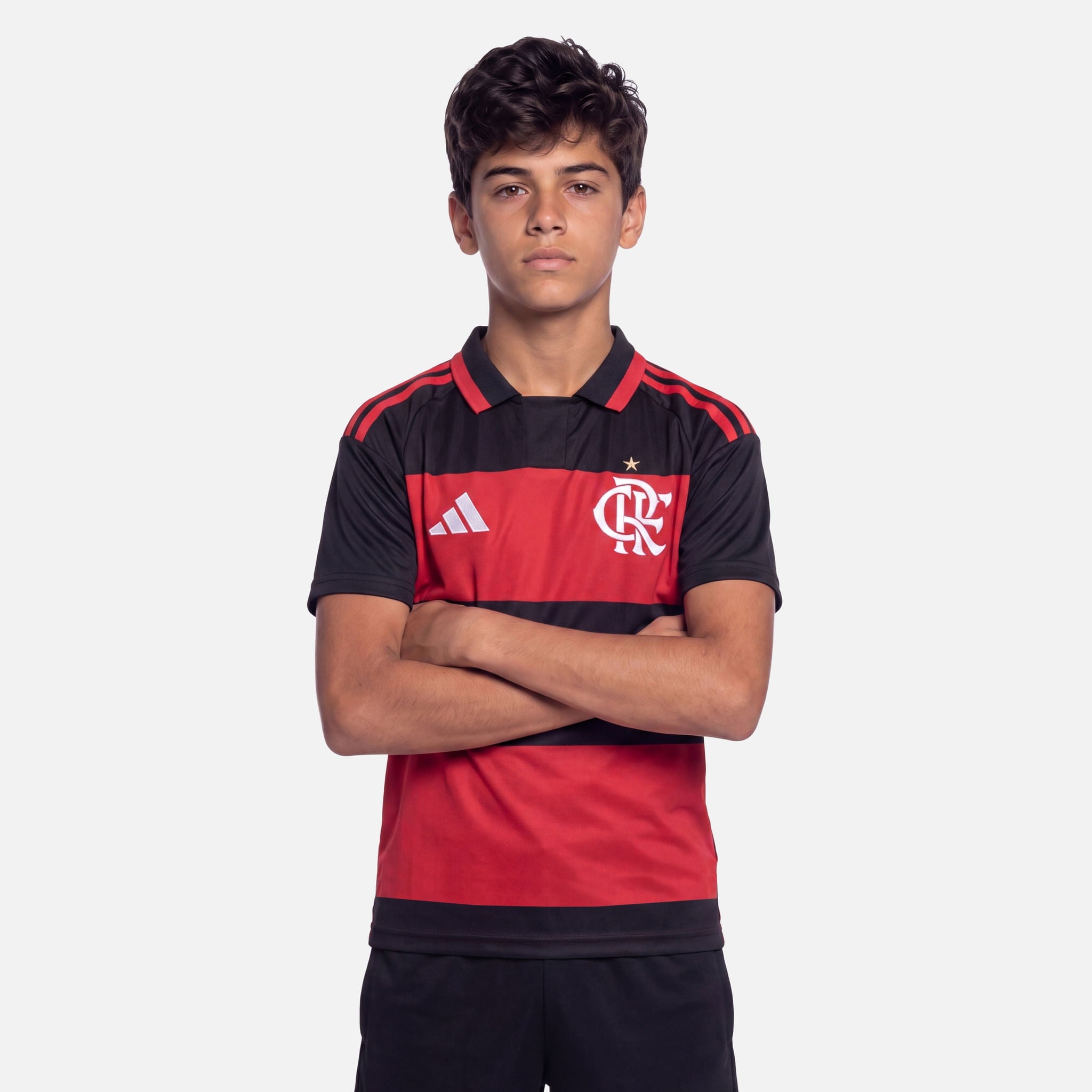 Manto Flamengo Infantil Jogo 1 Adidas 2026